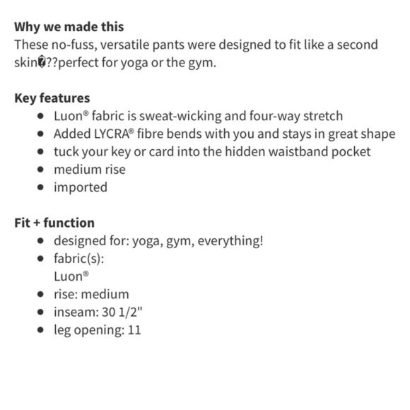 EUC LULULEMON Wunder Under Mid Rise Leggings - Picture 10 of 14